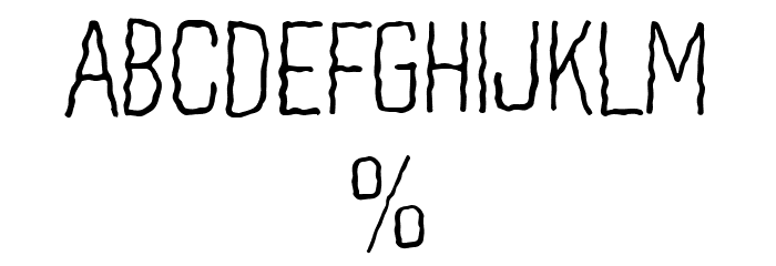 Wavy Lines Font OTHER CHARS