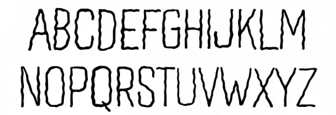 Wavy Lines Шрифта ВЕРХНИЙ
