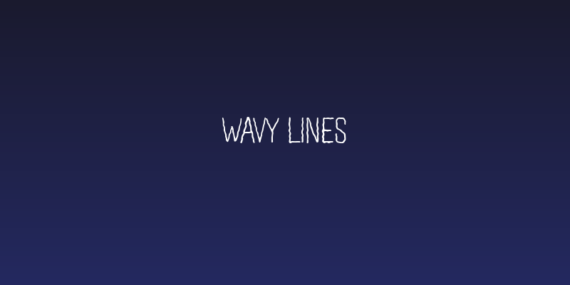 Wavy Lines Social Header