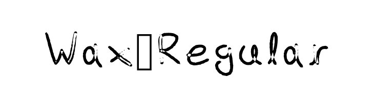 Wax - Regular Шрифта