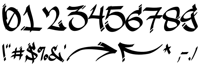 Waxedtown GT Demo Font OTHER CHARS