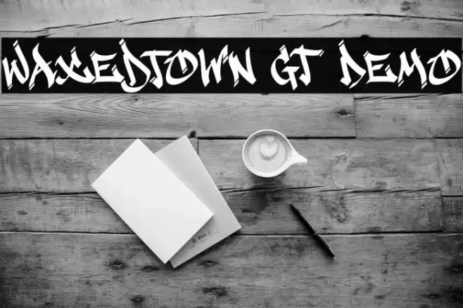 Waxedtown GT Demo Font examples