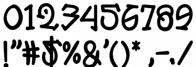 Waxioze फ़ॉन्ट अन्य घर का काम