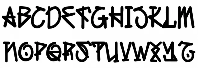 Waxioze फ़ॉन्ट अपरकेस