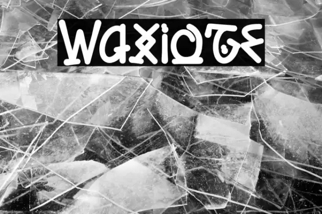 Waxioze फ़ॉन्ट examples