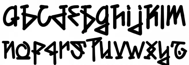 Waxioze फ़ॉन्ट लोअरकेस