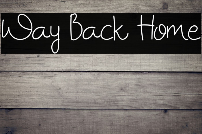 Way Back Home Example 3