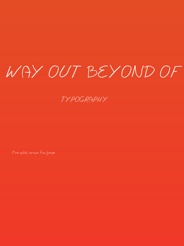 Way Out Beyond Of by Maz Poster