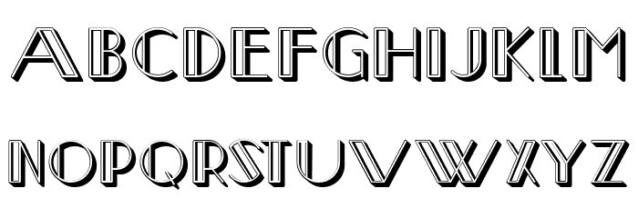Waya Regular Font LOWERCASE