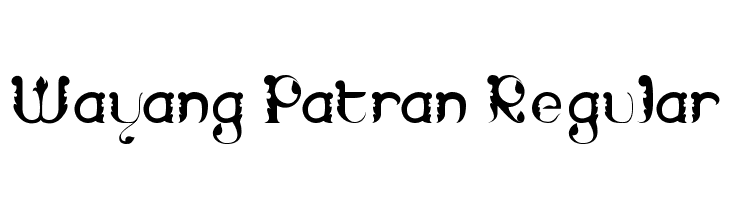 Wayang Patran Regular  नि: शुल्क फ़ॉन्ट्स डाउनलोड