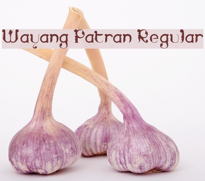 Wayang Patran Regular Example 1