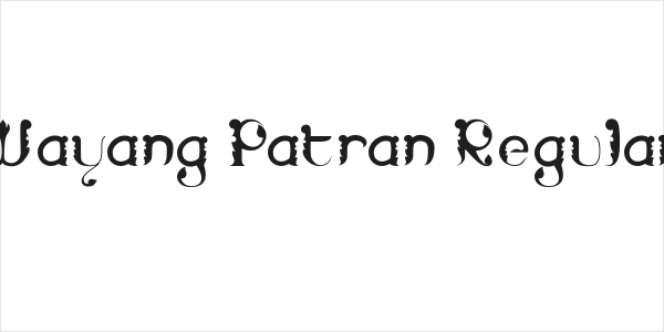 Wayang Patran Regular Logo