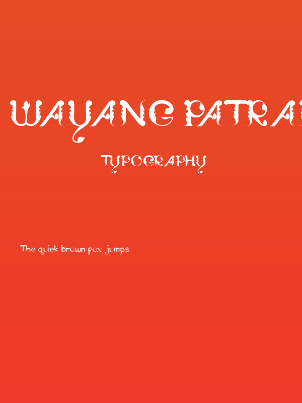 Wayang Patran Regular Poster