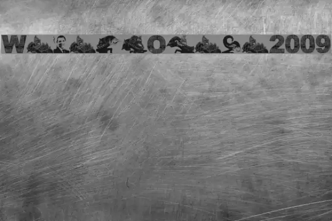 WayangObama2009 Font examples