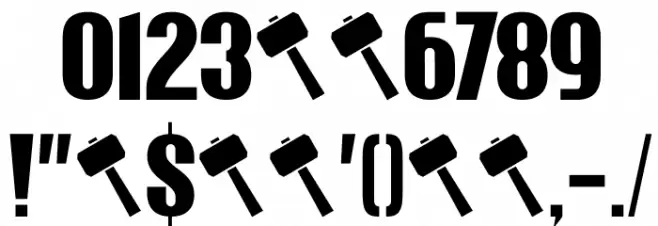 Wayland DEMO Regular Font OTHER CHARS