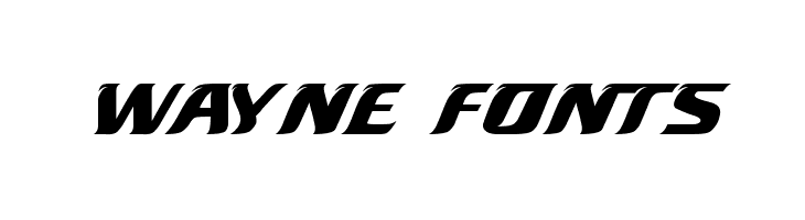 Wayne Fonts  नि: शुल्क फ़ॉन्ट्स डाउनलोड