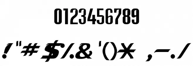 Wayne Fonts Font OTHER CHARS