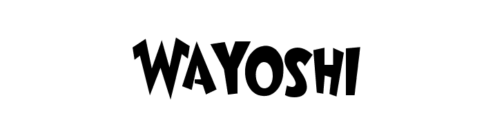 Wayoshi  baixar fontes gratis