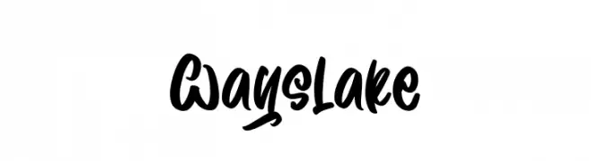 Wayslake  नि: शुल्क फ़ॉन्ट्स डाउनलोड