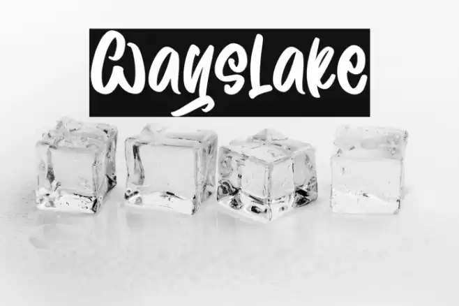 Wayslake Font examples