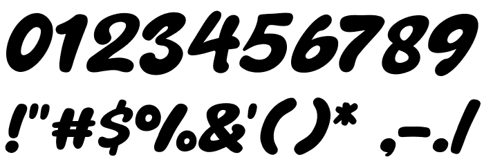 Waytoon Font OTHER CHARS