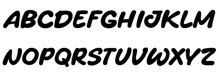Waytoon Font UPPERCASE