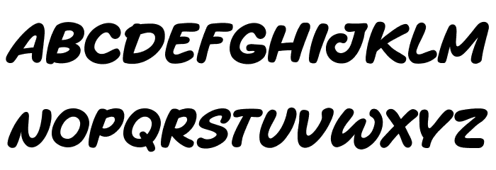 Waytoon Font LOWERCASE