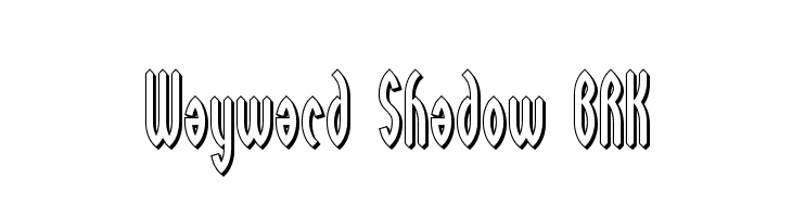 Wayward Shadow BRK  baixar fontes gratis