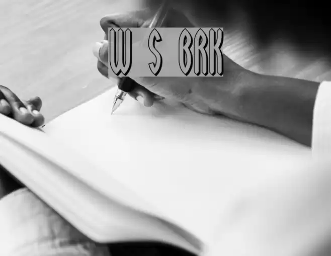 Wayward Shadow BRK 字体 examples
