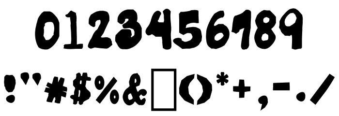 Wayzgoose Old Time Font OTHER CHARS