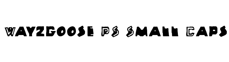 Wayzgoose PS Small Caps  font caratteri gratis