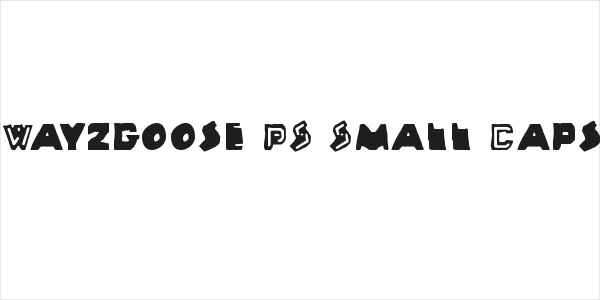 Wayzgoose PS Small Caps Logo
