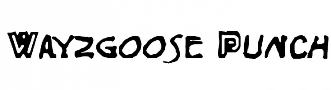 Wayzgoose Punch  Frei Schriftart Herunterladen