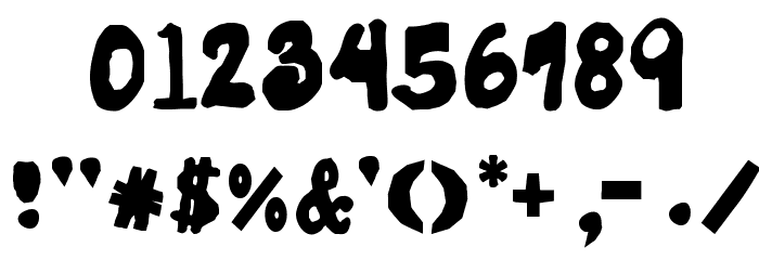 Wayzgoose Punch Font OTHER CHARS