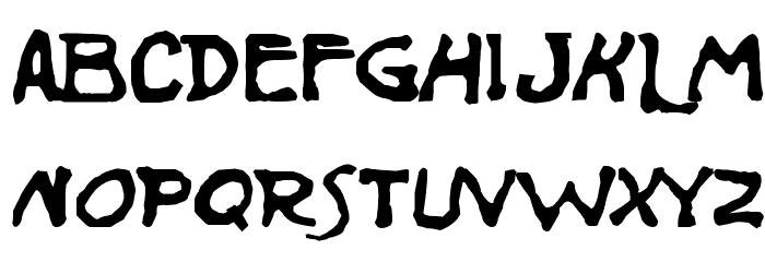 Wayzgoose Punch Font LOWERCASE