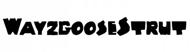 Wayzgoose Strut  Frei Schriftart Herunterladen