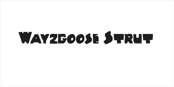Wayzgoose Strut Logo