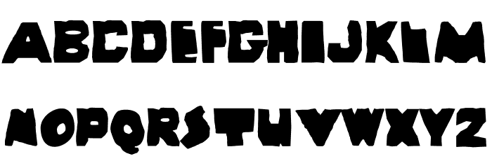 Wayzgoose Strut Font LOWERCASE
