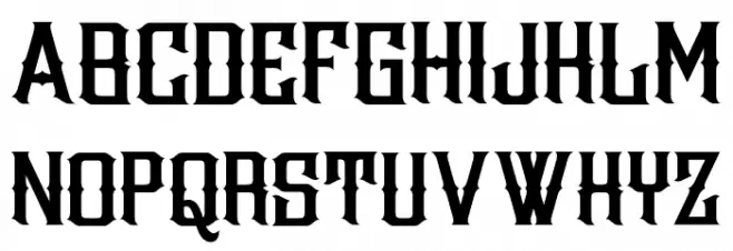 Wazintte Schriftart Groß