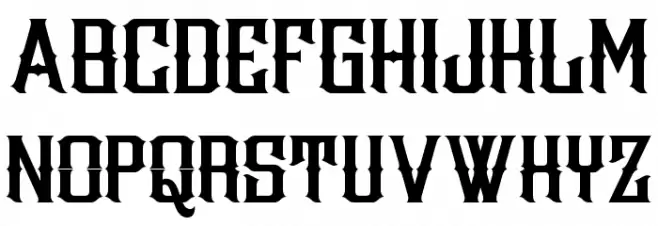 Wazintte Font Litere mari