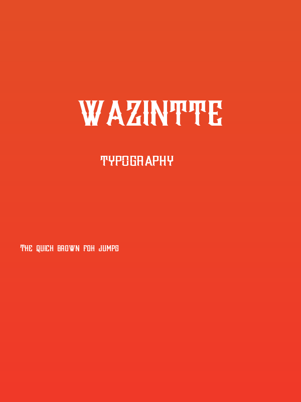 Wazintte Poster