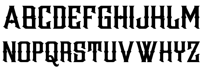 Wazintte Font LOWERCASE