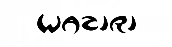 Waziri  フリーフォントのダウンロード