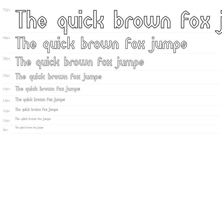 Wazoo Outline Waterfall