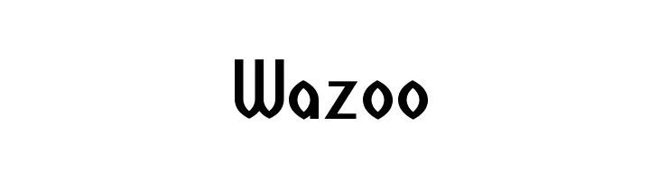 Wazoo Font