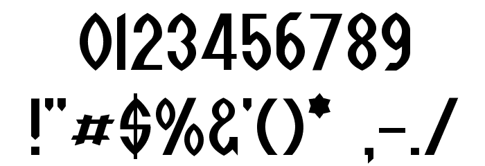 Wazoo Font OTHER CHARS