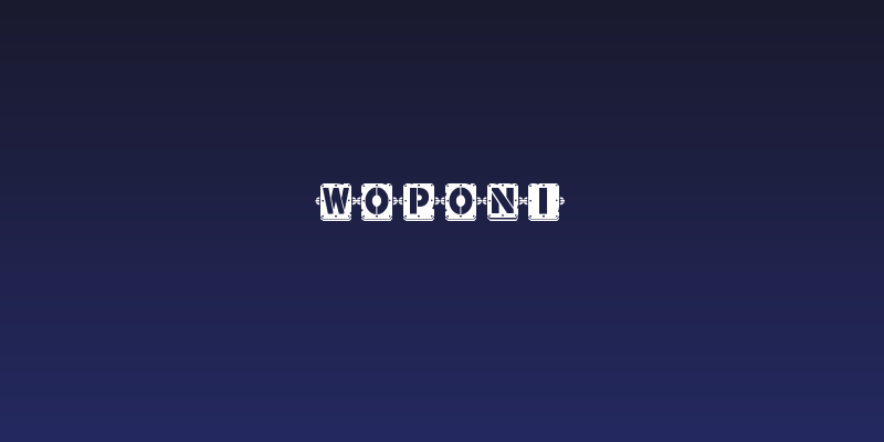 Woponi Social Header