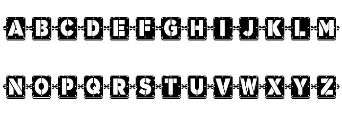 Woponi Font LOWERCASE