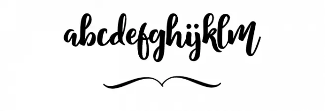 wagged Font OTHER CHARS