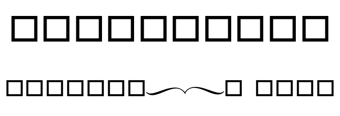wagged Font OTHER CHARS